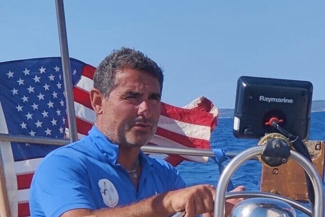 Sailing La Maddalena Archipelago with a USCG licensed captain. - Cala Santa Maria: time for a proper swim