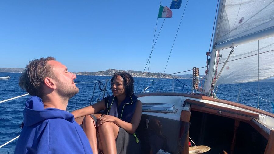 Sailing Maddalena Archipelago with a USCG licensed captain - Captain Italo and the small-group setup