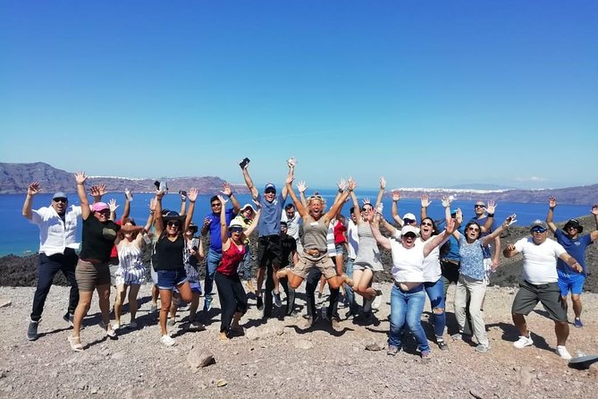 Santorini Volcanic Islands Cruise: Volcano, Hot Springs and Thirassia - Walking Nea Kameni and the volcanic crater