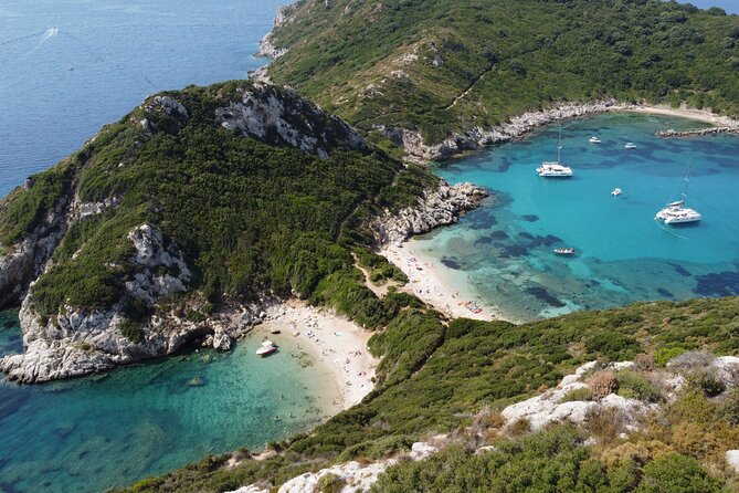 Sea Safari Speedboat Trip in Corfu. Island hopping Sea Tour - Mathraki: the main stop and lunch break