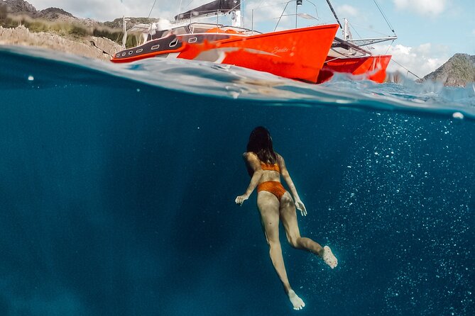 Seacret Luxury Catamaran Yacht Group Island Hopping Tour - Big Lagoon: Limestone Walls and Open Water