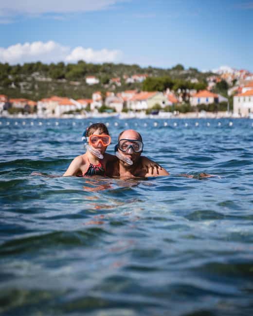 Šibenik: Archipelago Boat Tour with Snorkeling & Wine - A calm cove and a change of plan