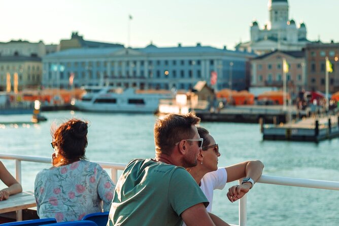 Sightseeing Cruise in Archipelago of Helsinki - Eira’s Jugend houses from the sea