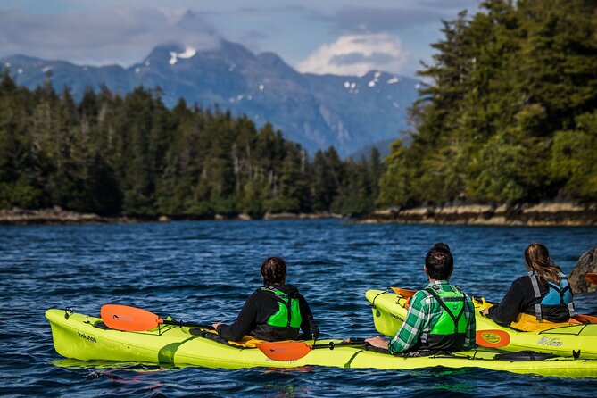 Siginaka Islands Cruise and Kayak Adventure - Getting outfitted for a tandem kayak