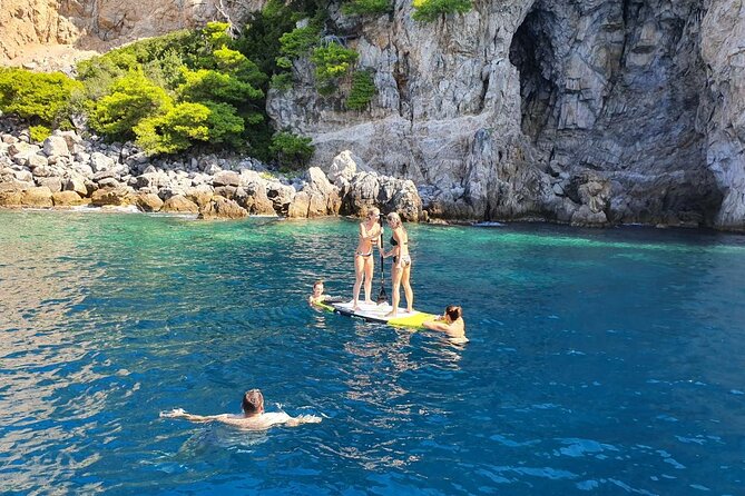 Small group tour by premium yacht to Elaphite Islands - Drinks, snacks, and equipment included