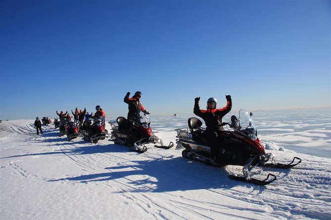 Snowmobile Safari in Helsinki Archipelago with Lunch - Leaving Senate Square for the snowmobile base