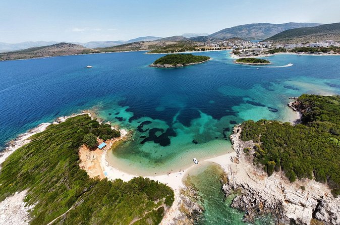 Speedboat Tour Swimming in the Five Island of Ksamil - The twin islands are the real destination