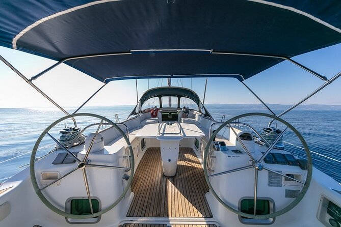 Spend an unforgettable day sailing through the stunning Brač archipelago - The afternoon swim stop