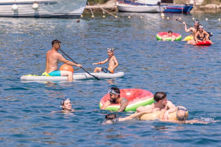 Split: Blue Lagoon 3 Islands All-Inclusive Cruise with Lunch - Čiovo, your first chance to swim