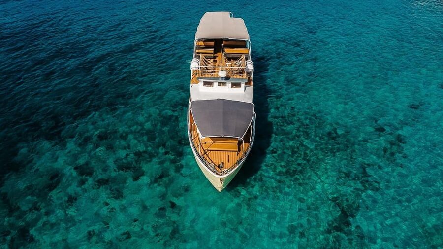 Split: Blue Lagoon and 3 Island Cruise with Food and Drinks - Šolta and the Nečujam Water Stop