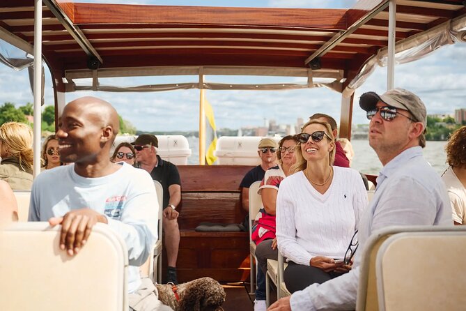 Stockholm Archipelago Tour by Classic Wooden Boat with Guide - Nacka Strand, Bergs Oljehamn, and a surprising sculpture