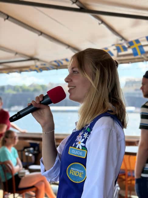 Stockholm: Midsummer Archipelago Boat Tour Live Guide - Starting beside the Gustav III Statue