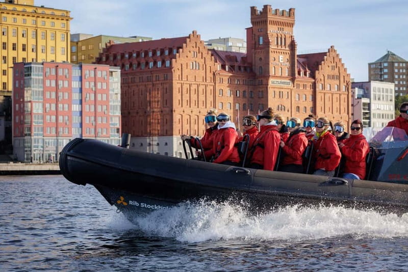 Stockholm: RIB Speed boat tour & archipelago island visit - The RIB ride through Stockholm’s islands