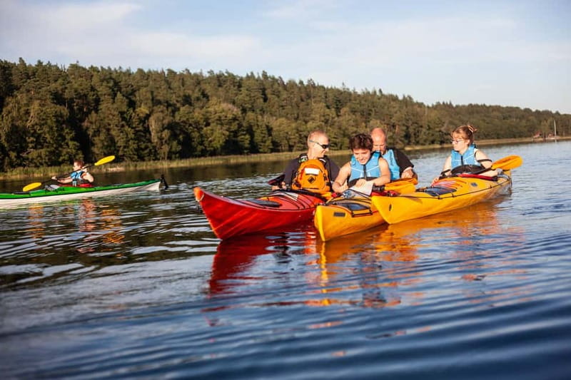 Stockholm: Sunset Archipelago Kayaking & Toast on the Water - Fika tastes better from a kayak