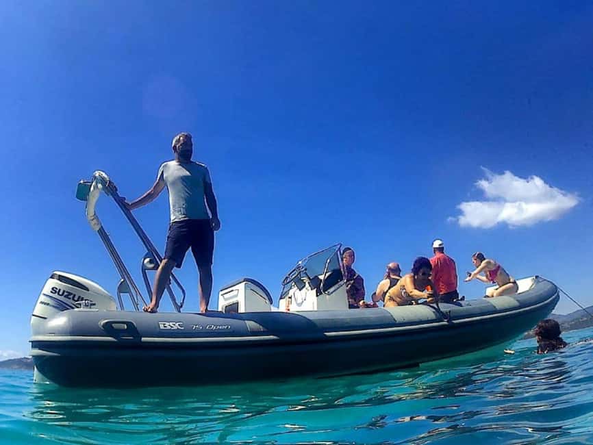 Tavolara: 5 Islands tour from San Teodoro's beach - The last swim at Capo Coda Cavallo