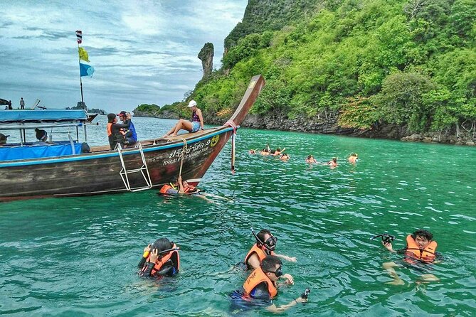 The Krabi 4 Island Tour by Longtail Boat - Poda Island, lunch beside turquoise water