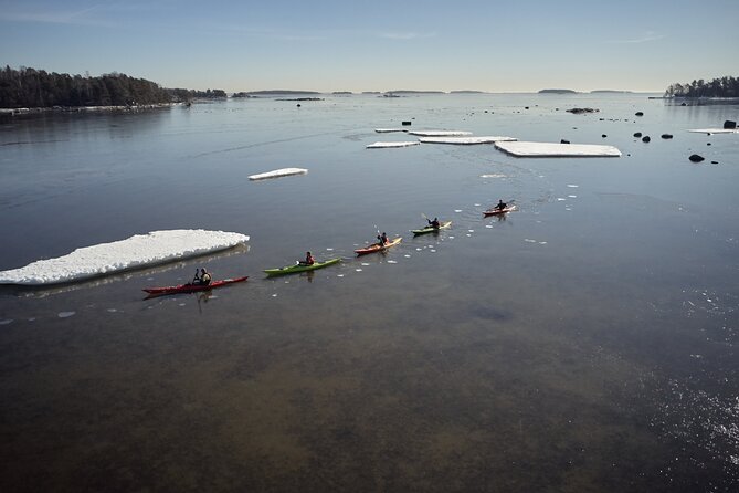 Winter kayaking in Eastern Helsinki archipelago - Getting there from central Helsinki