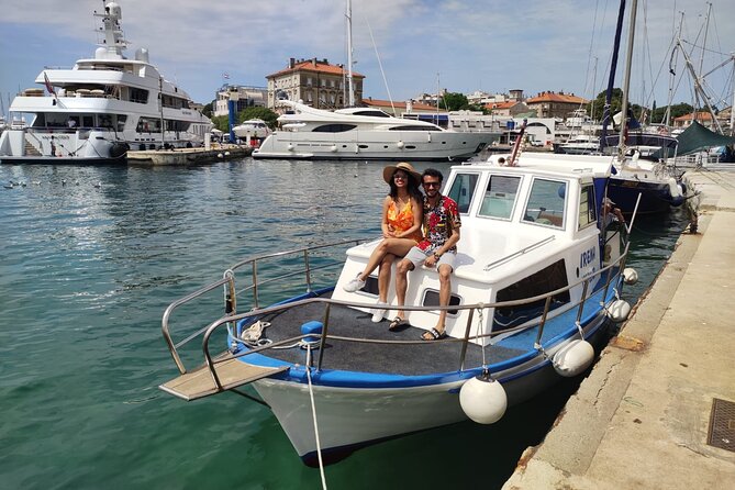 Zadar 2 Islands Hopping and Snorkeling during half day boat tour - The skipper and the small-boat atmosphere