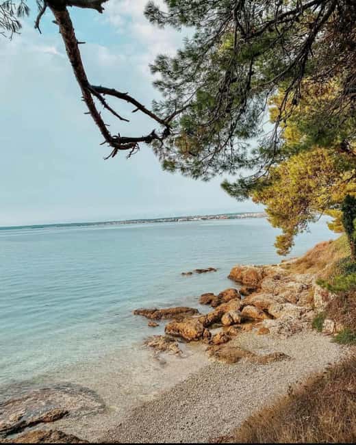 Zadar: 3 Island Speedboat Tour & Blue Bay Swim with Drinks - The first ride: 15 minutes across the Zadar channel