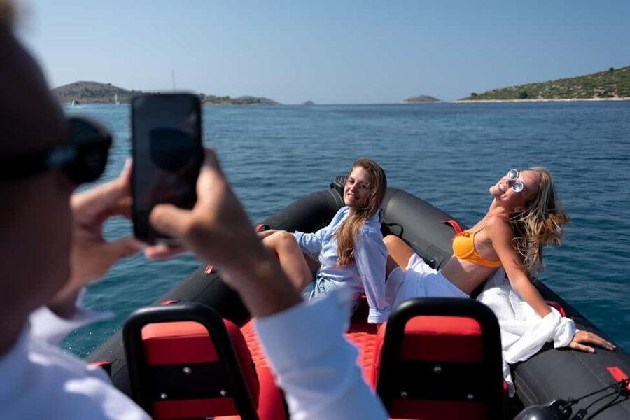 Zadar: 3-Island Speedboat Tour with Snorkeling and Drinks - The surprise third island is built around water time