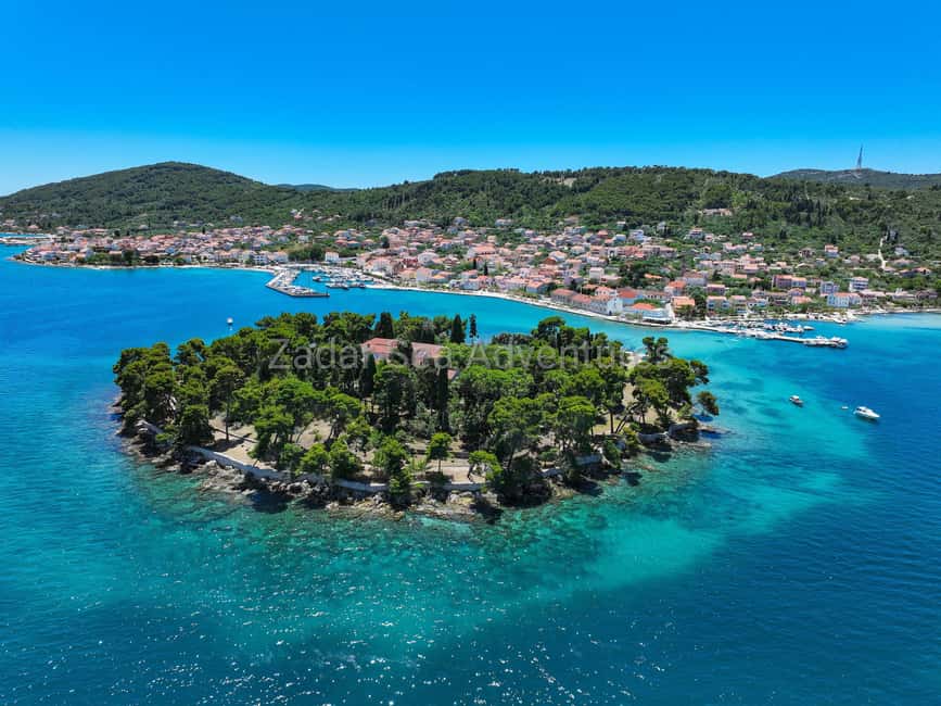 Zadar: Island Hopping Tour Swim and Snorkel with Aperol - Setting off beside Foša Harbour