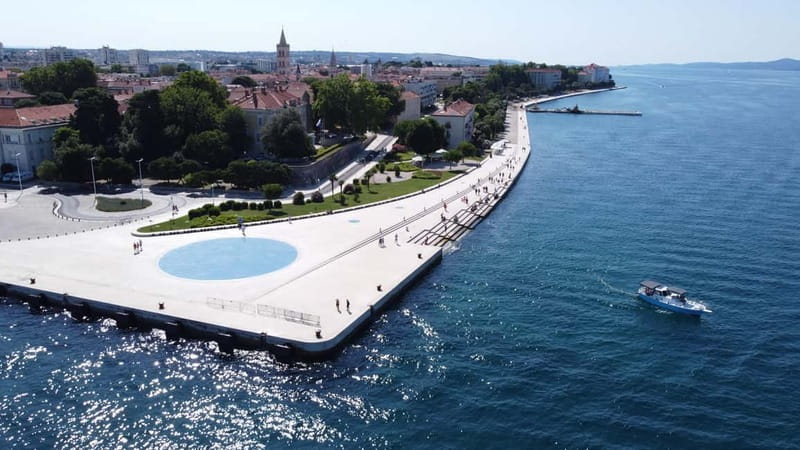 Zadar: Private Island Hopping & Wine Tasting with Canapés - Galevac and its Franciscan monastery
